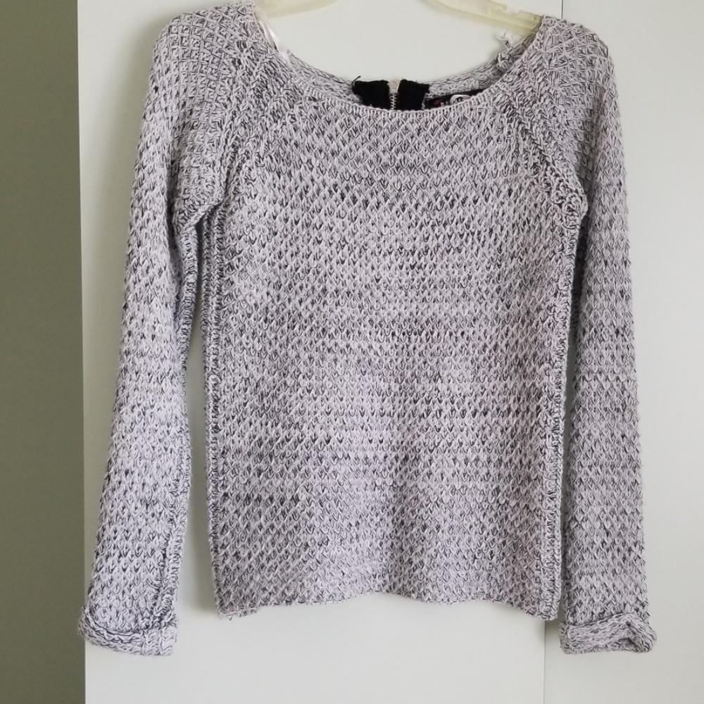 Woven sweater